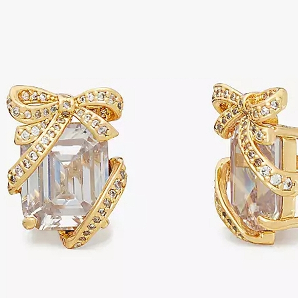 Kate Spade Clear Pave Present Studs - Picture 8 of 8